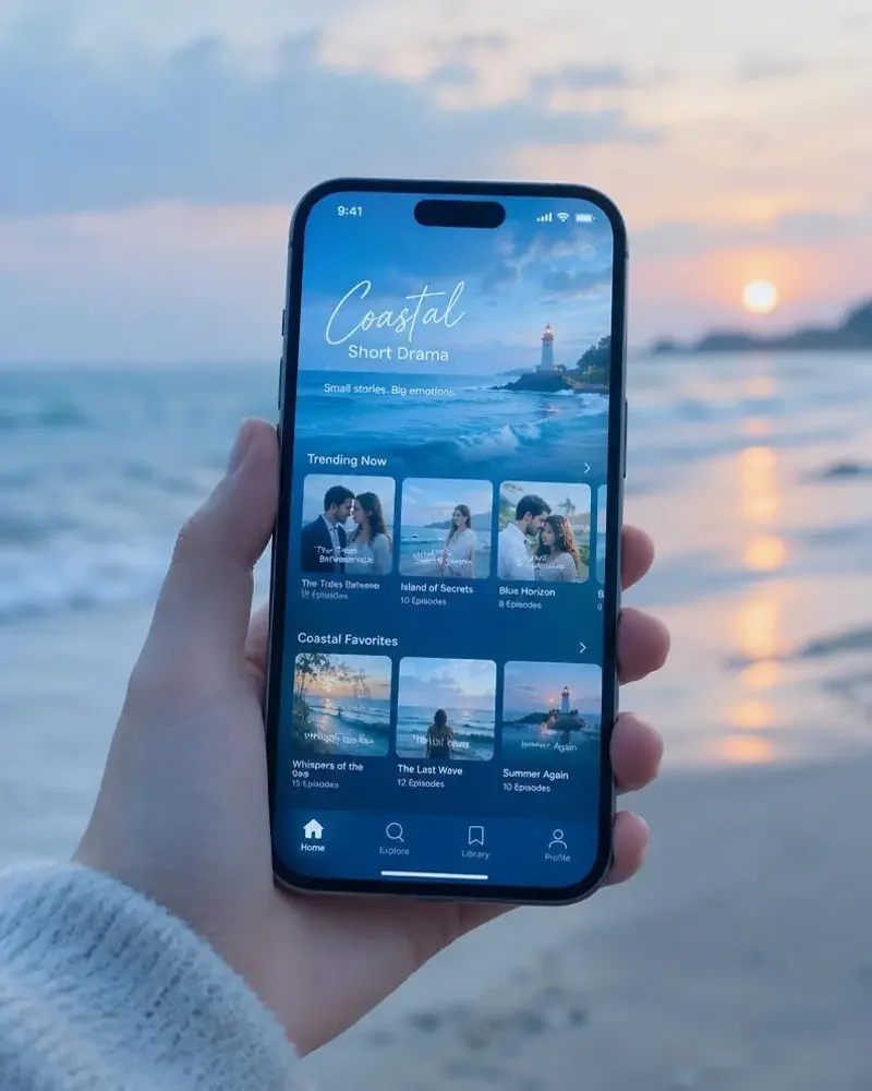 花魁短剧 App 界面展示